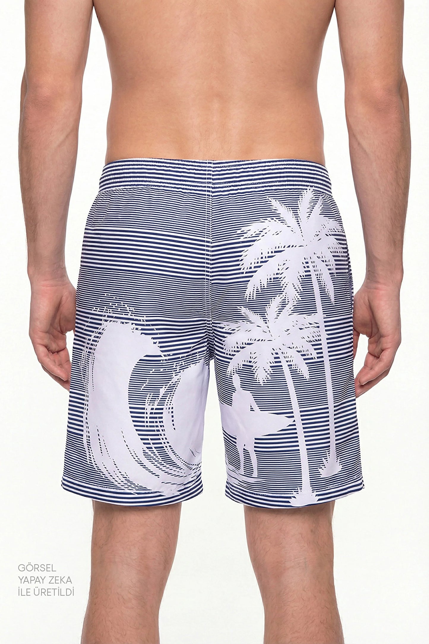Erkek Lacivert Surf Revival Şort
