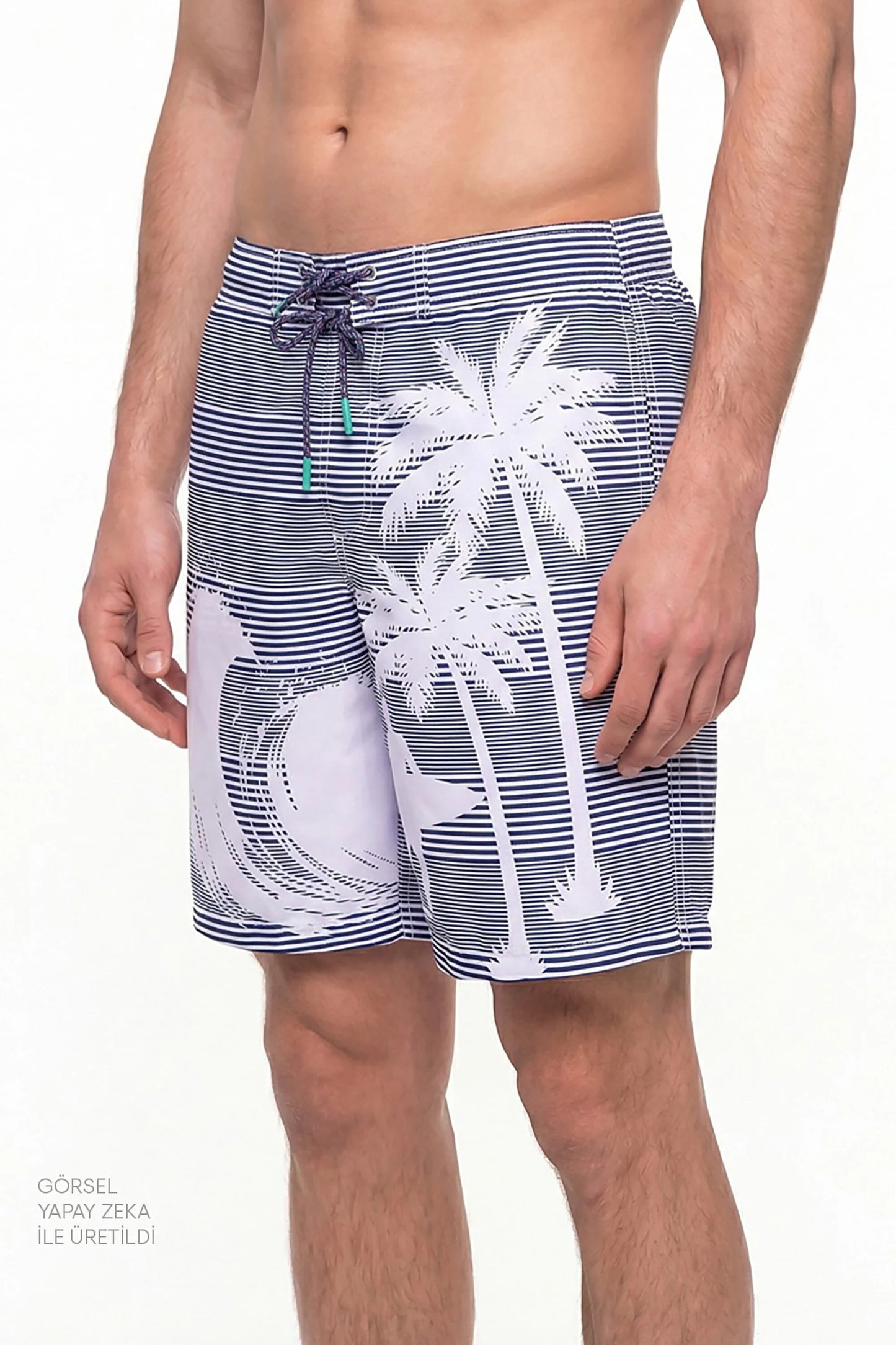 Erkek Lacivert Surf Revival Şort