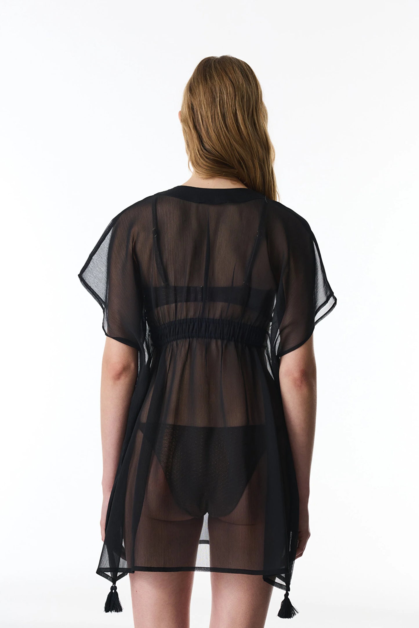 Siyah Basic Kaftan