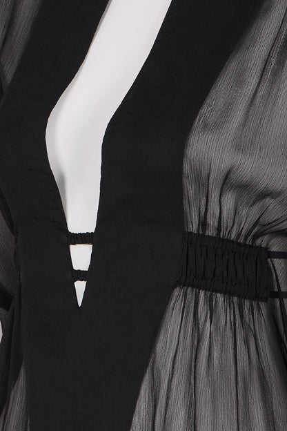 Siyah Basic Kaftan