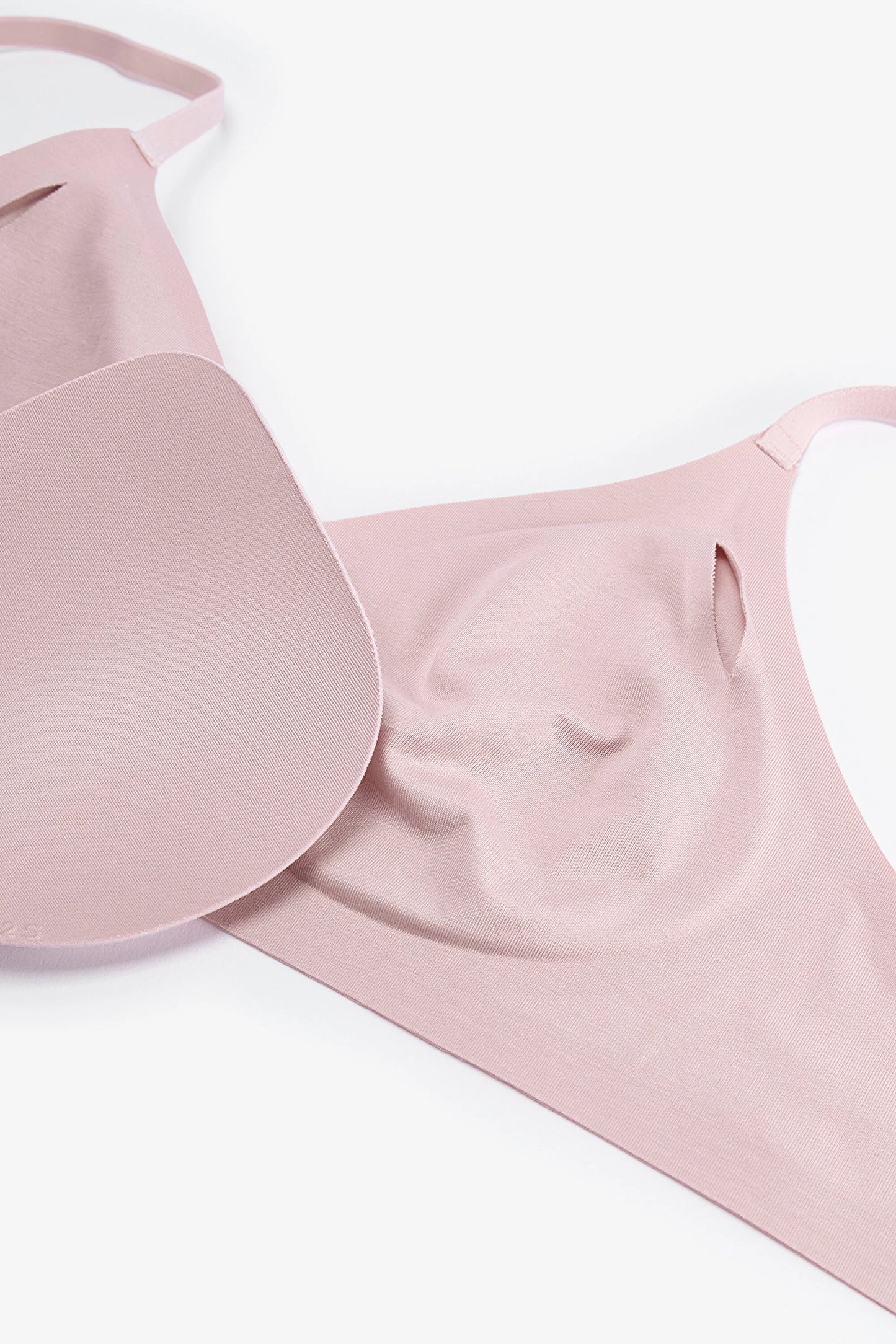 Pembe 24 Hours Pamuklu Invisible Balensiz Sütyen