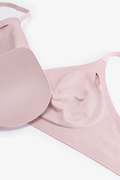 Pembe 24 Hours Pamuklu Invisible Balensiz Sütyen