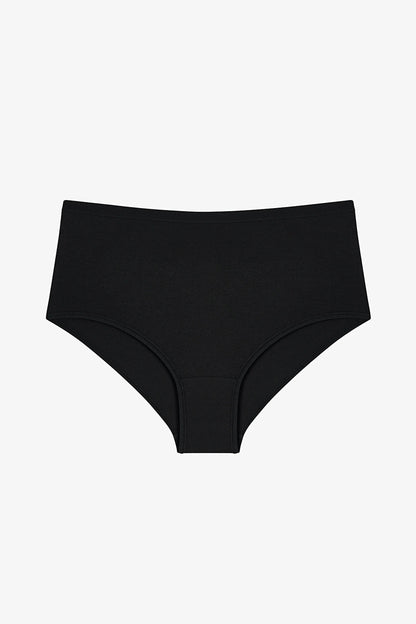 Renkli Etherea 3'lü Pamuklu Yüksek Bel Slip Külot