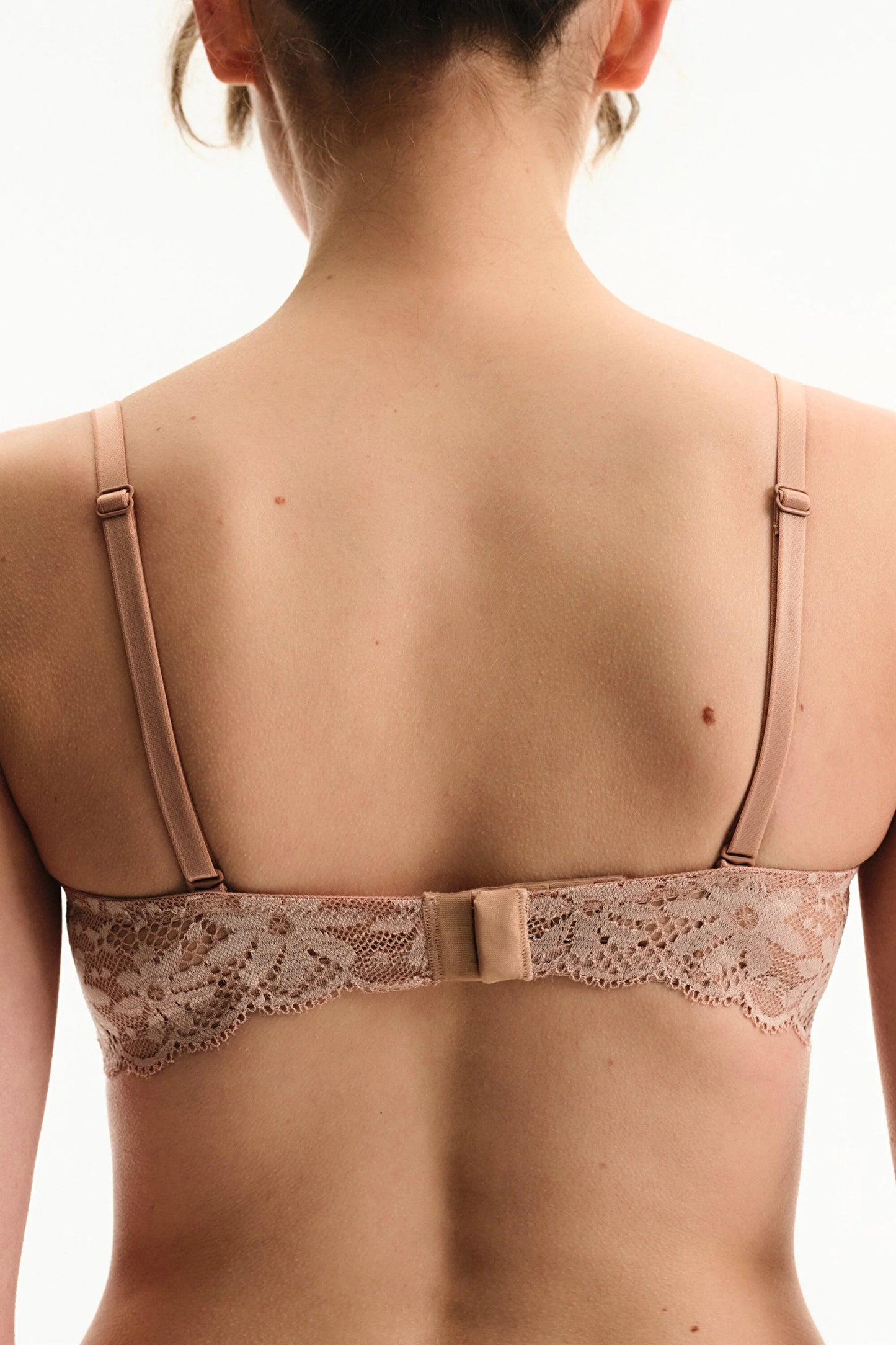Bej Bloom Lace Dantel Balenli Sütyen