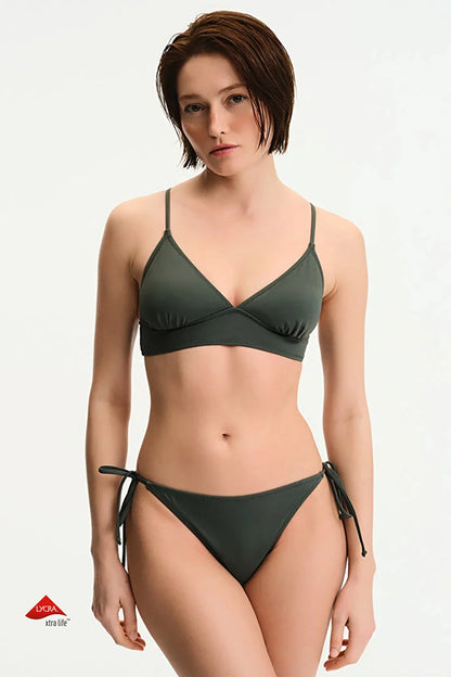 Yeşil Bralet Bikini Üstü