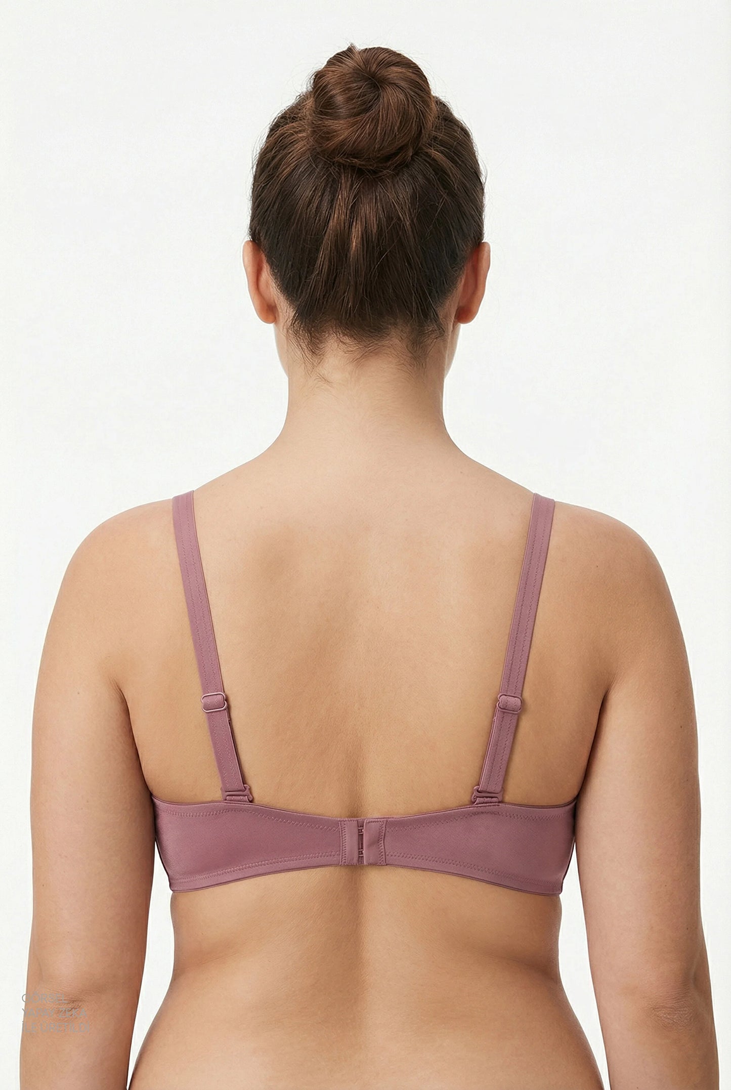 Gül Pembesi Lotus Straplez Bikini Üstü
