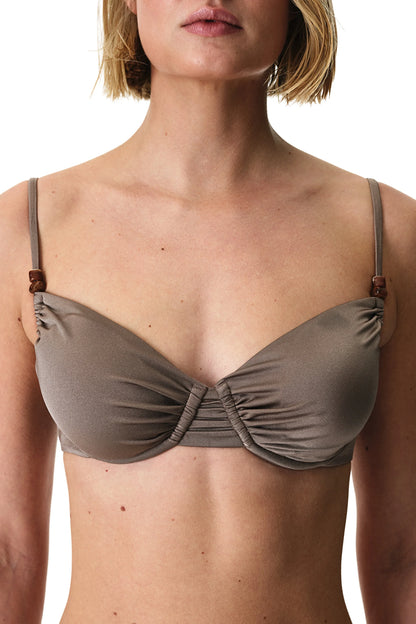 Deve Tüyü Naiara Cup Bikini Üstü