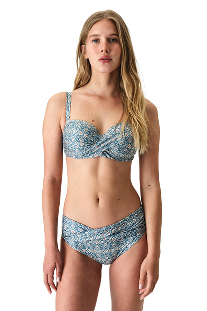 Renkli Beatriz Twist Bikini Altı