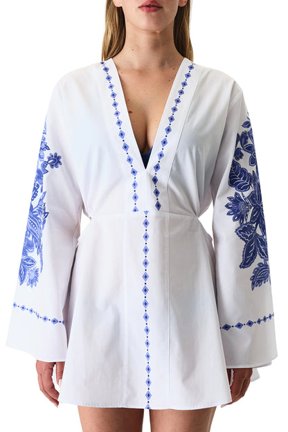 Beyaz Giana Kaftan
