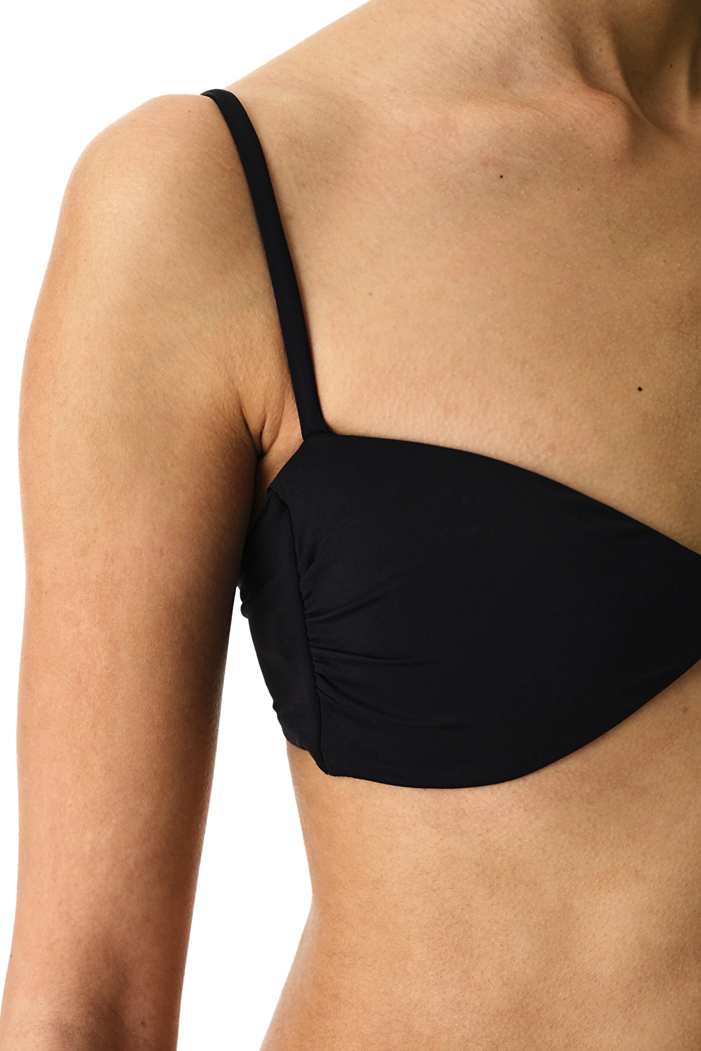Siyah Mollie Bandeau Bikini Üstü