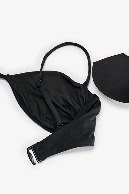 Siyah Mollie Bandeau Bikini Üstü
