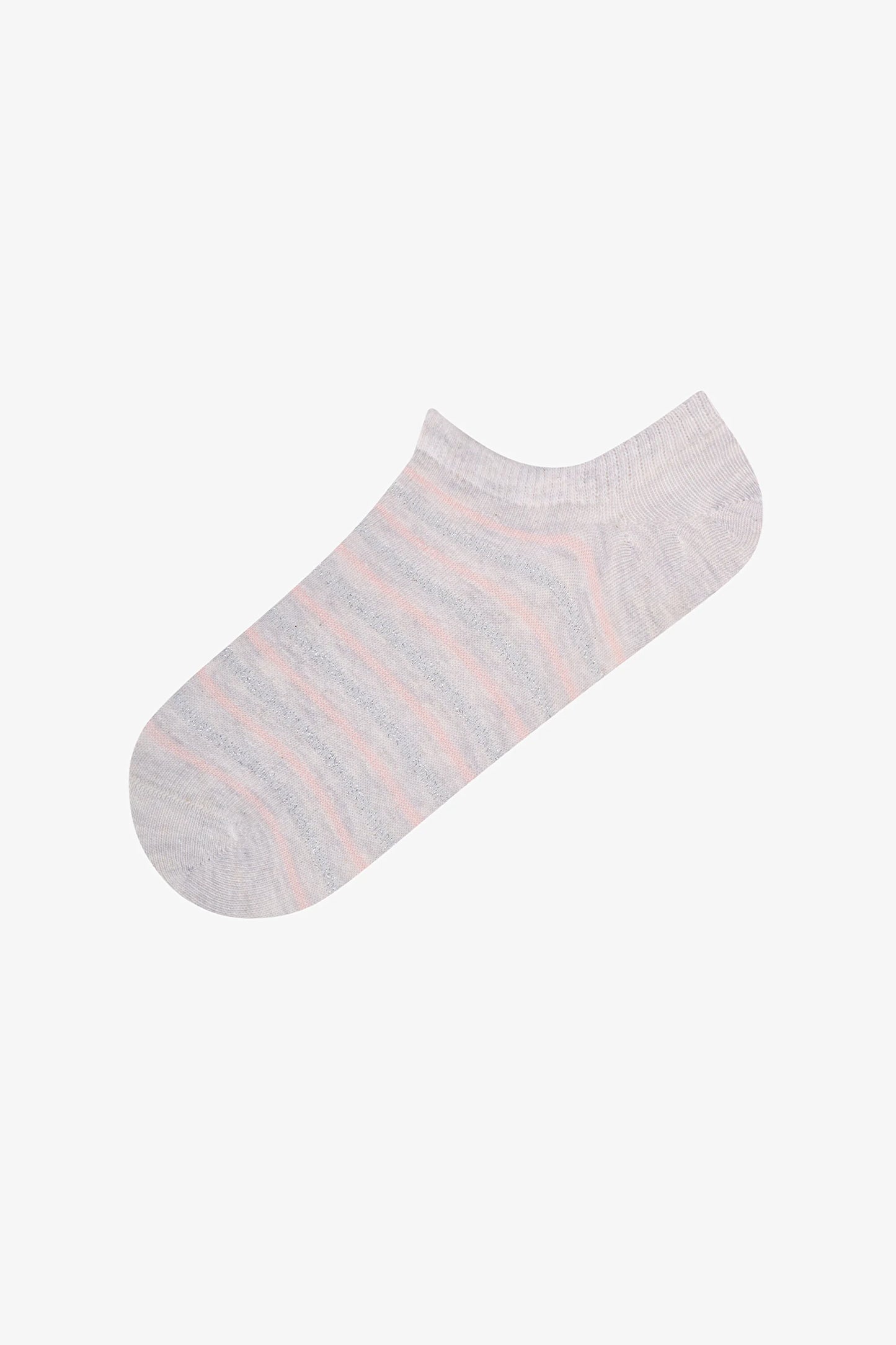 Shiny Blush 3'lü Sneaker Çorabı