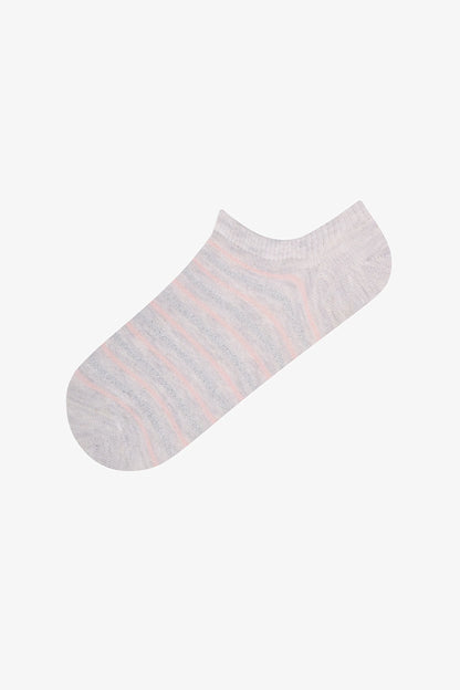 Shiny Blush 3'lü Sneaker Çorabı