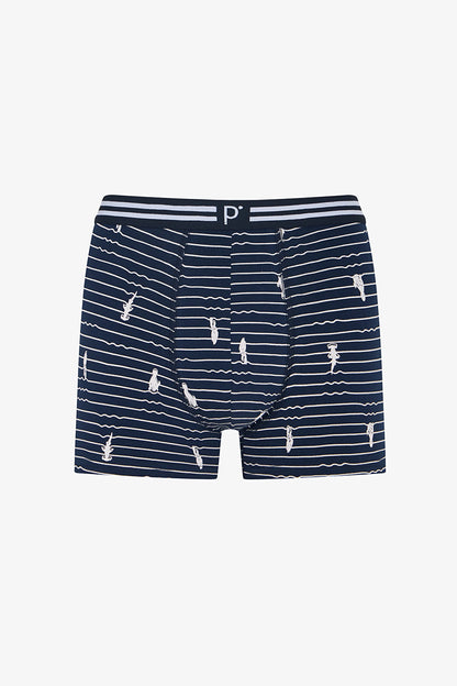 Erkek Renkli Wild Sea Çoklu Boxer