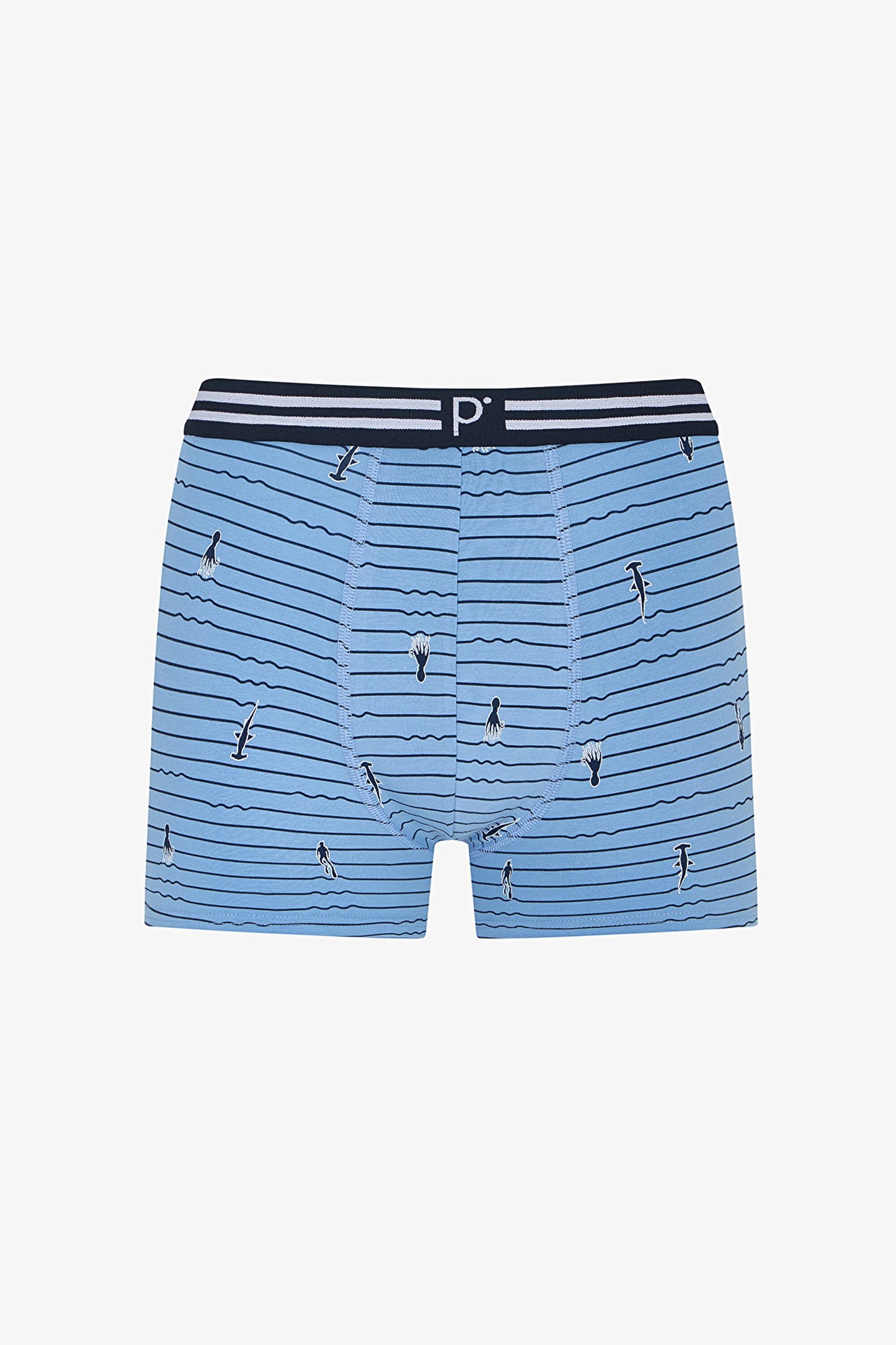 Erkek Renkli Wild Sea Çoklu Boxer