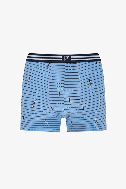Erkek Renkli Wild Sea Çoklu Boxer