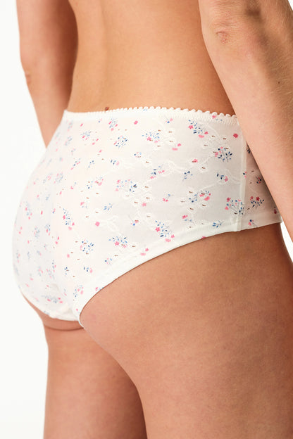 Kırık Beyaz Eyelet Boyshort Boxer