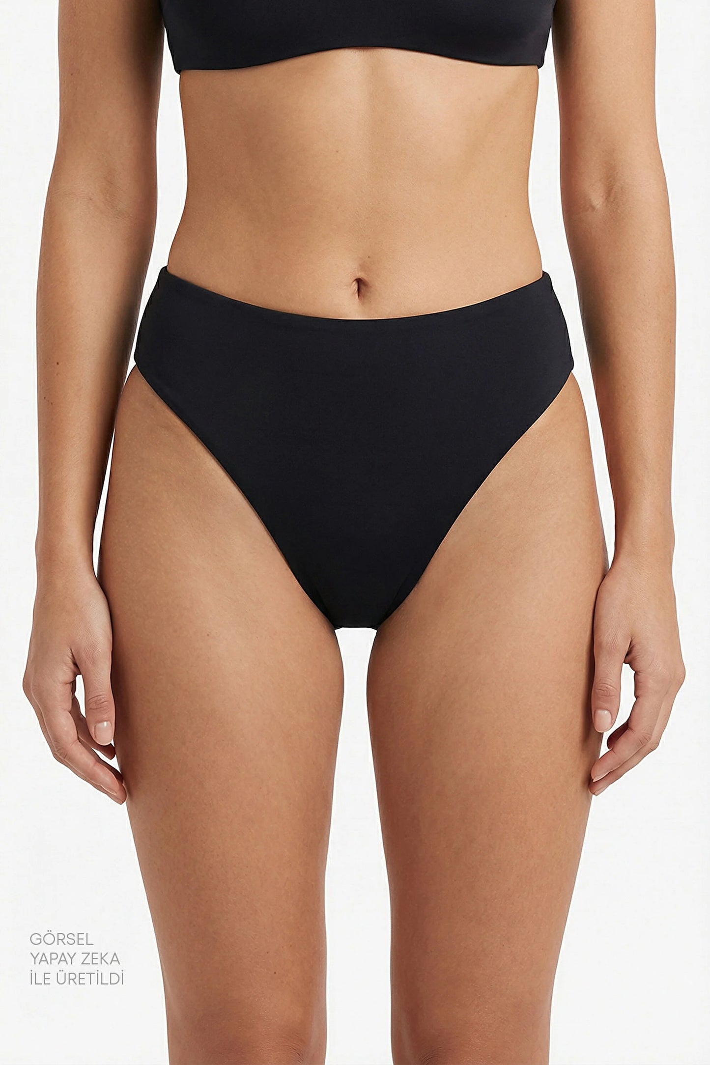 Siyah Minimal Slip Bikini Altı