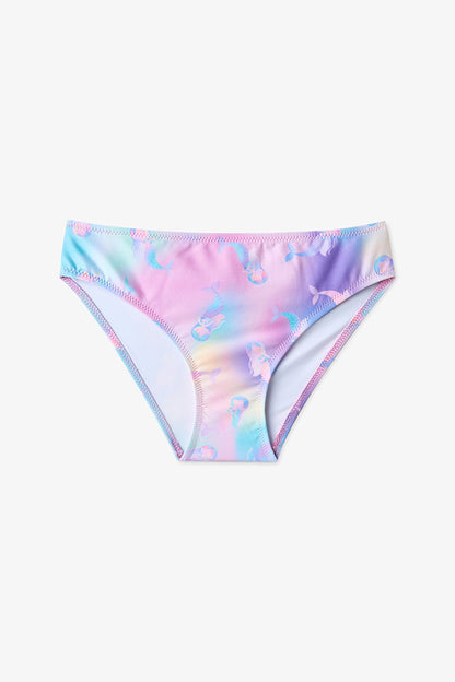 Renkli Kız Çocuk Mermaid Bandeau Bikini Takımı