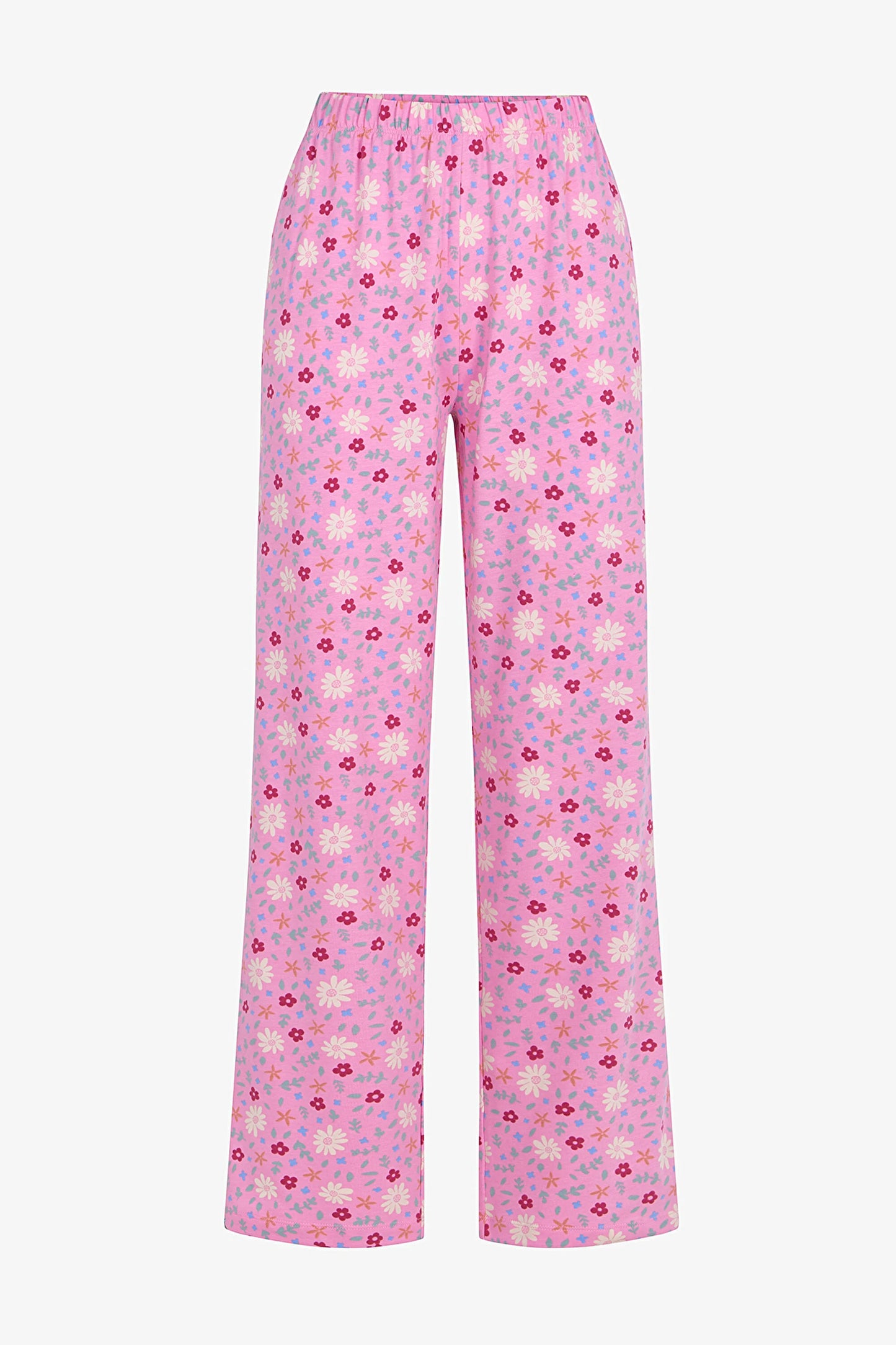 Pembe Weekends Pamuklu Pantolon Pijama Takımı