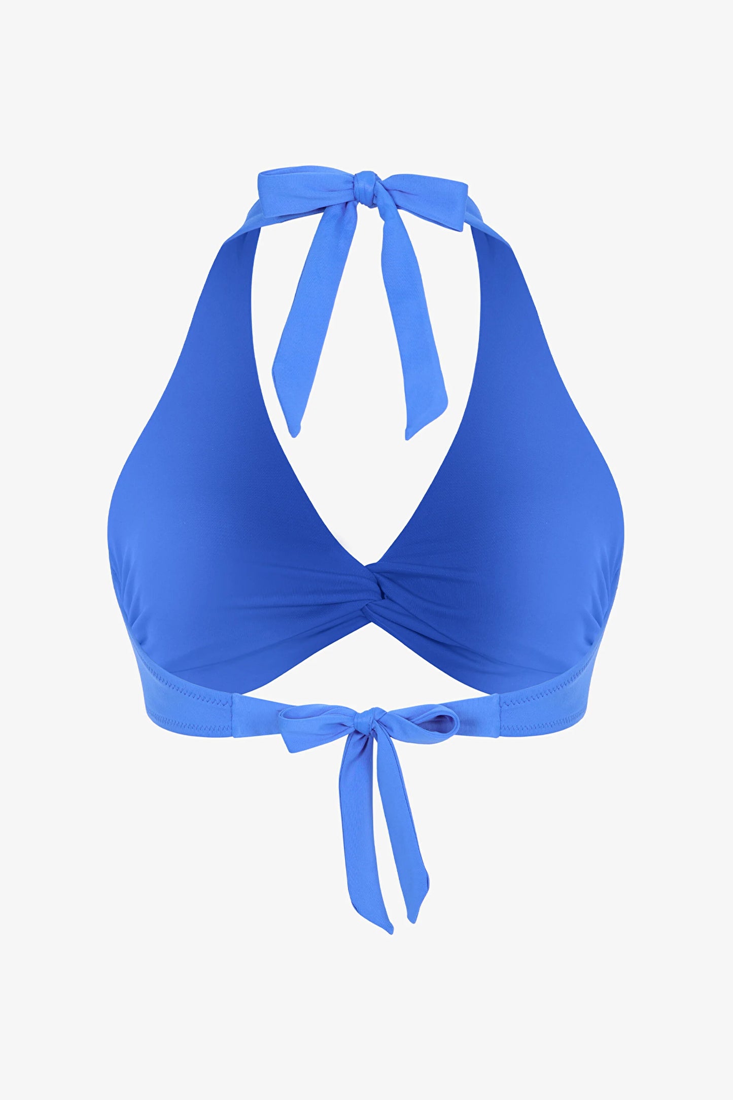 Okyanus Mavi New Üçgen Twist Bikini Üstü