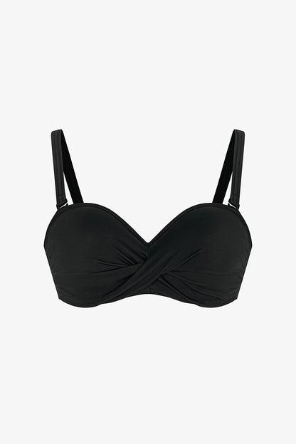 Siyah Beauty Toparlayıcı Bikini Üstü
