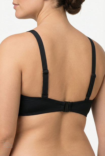 Siyah Beauty Toparlayıcı Bikini Üstü