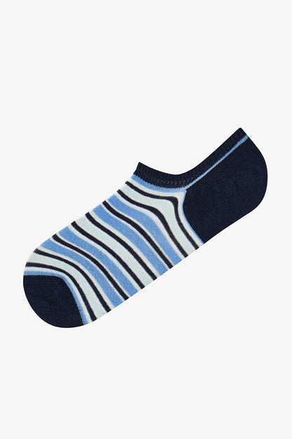 Erkek Renkli Ocean Lines 3'lü Sneaker Çorabı