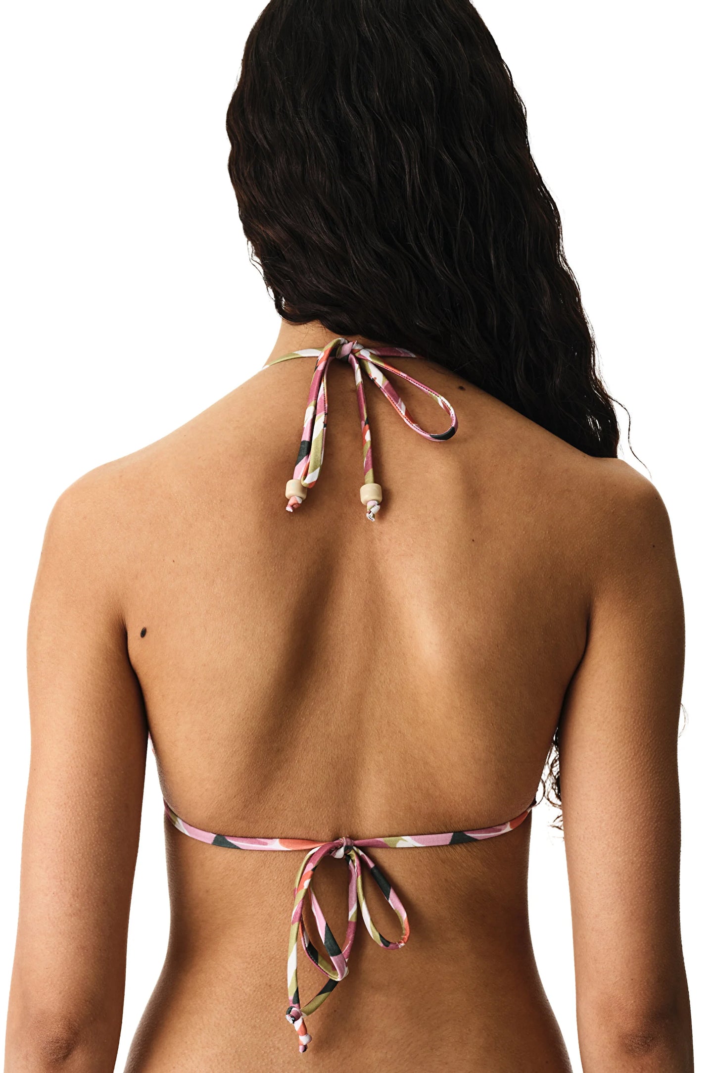 Renkli Luz Üçgen Bikini Üstü