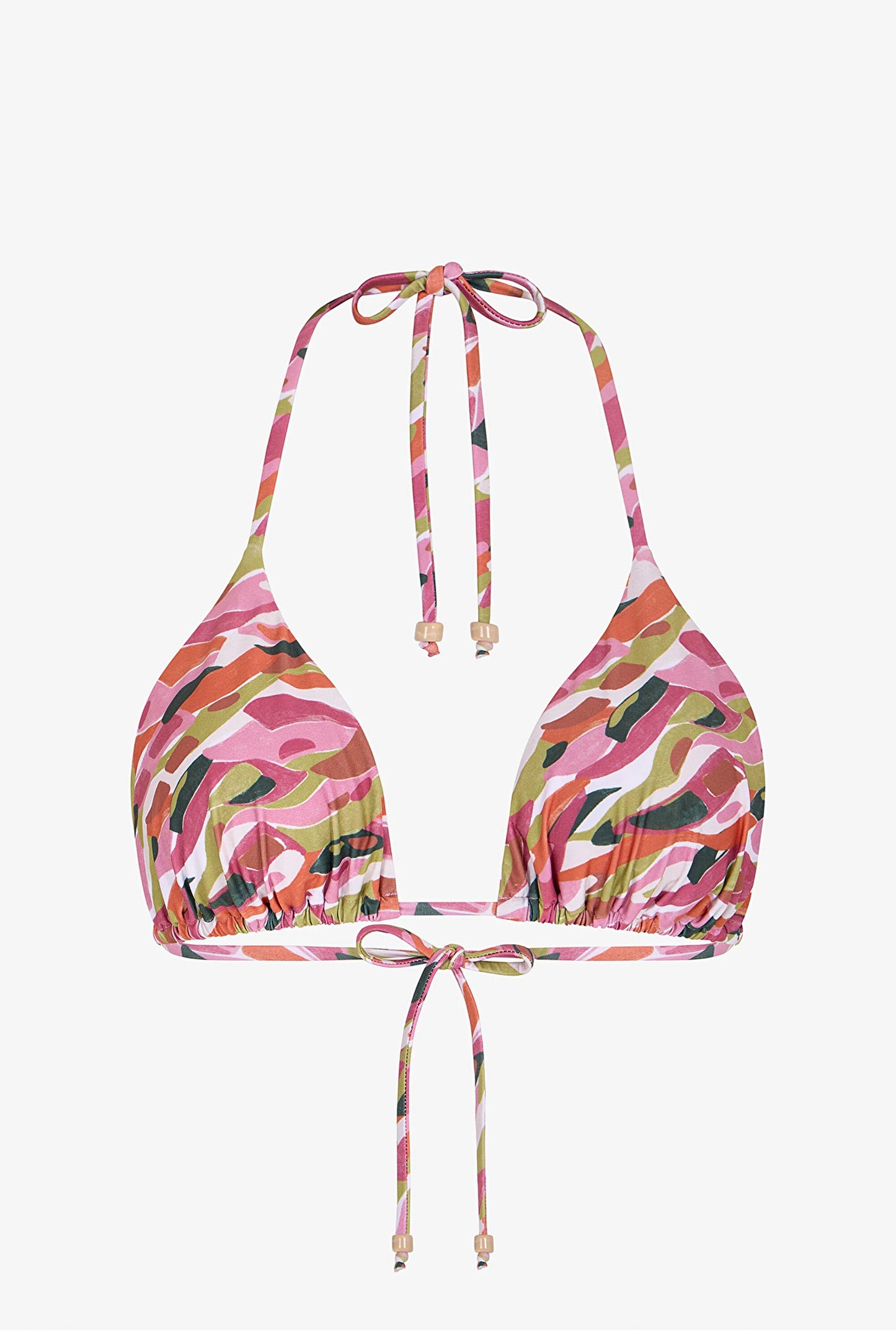 Renkli Luz Üçgen Bikini Üstü