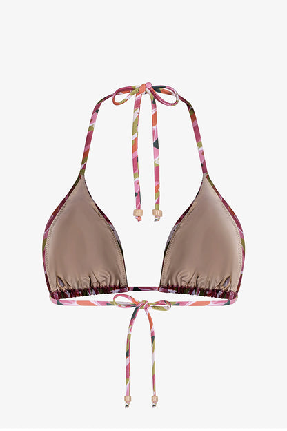 Renkli Luz Üçgen Bikini Üstü