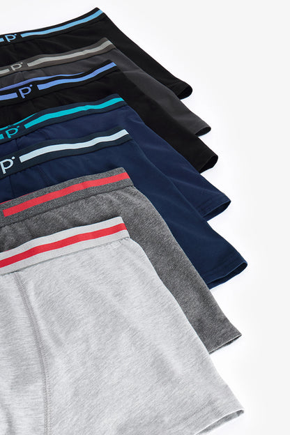 Erkek Renkli Classic Core 7'li Boxer
