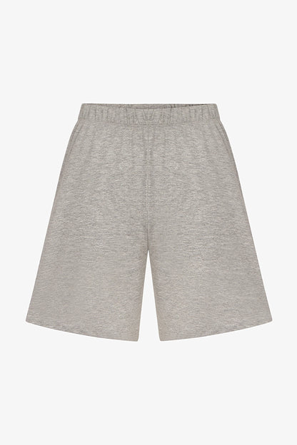 Erkek Renkli Calm Grey Şortlu Pijama Takımı