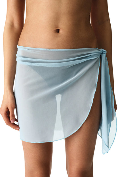 Pastel Mavi Jolie Mesh Pareo