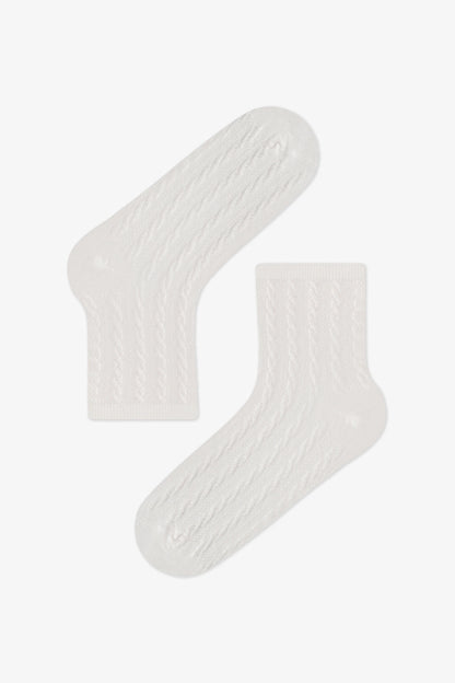 Geometric Jacquard 5li Soket Çorap