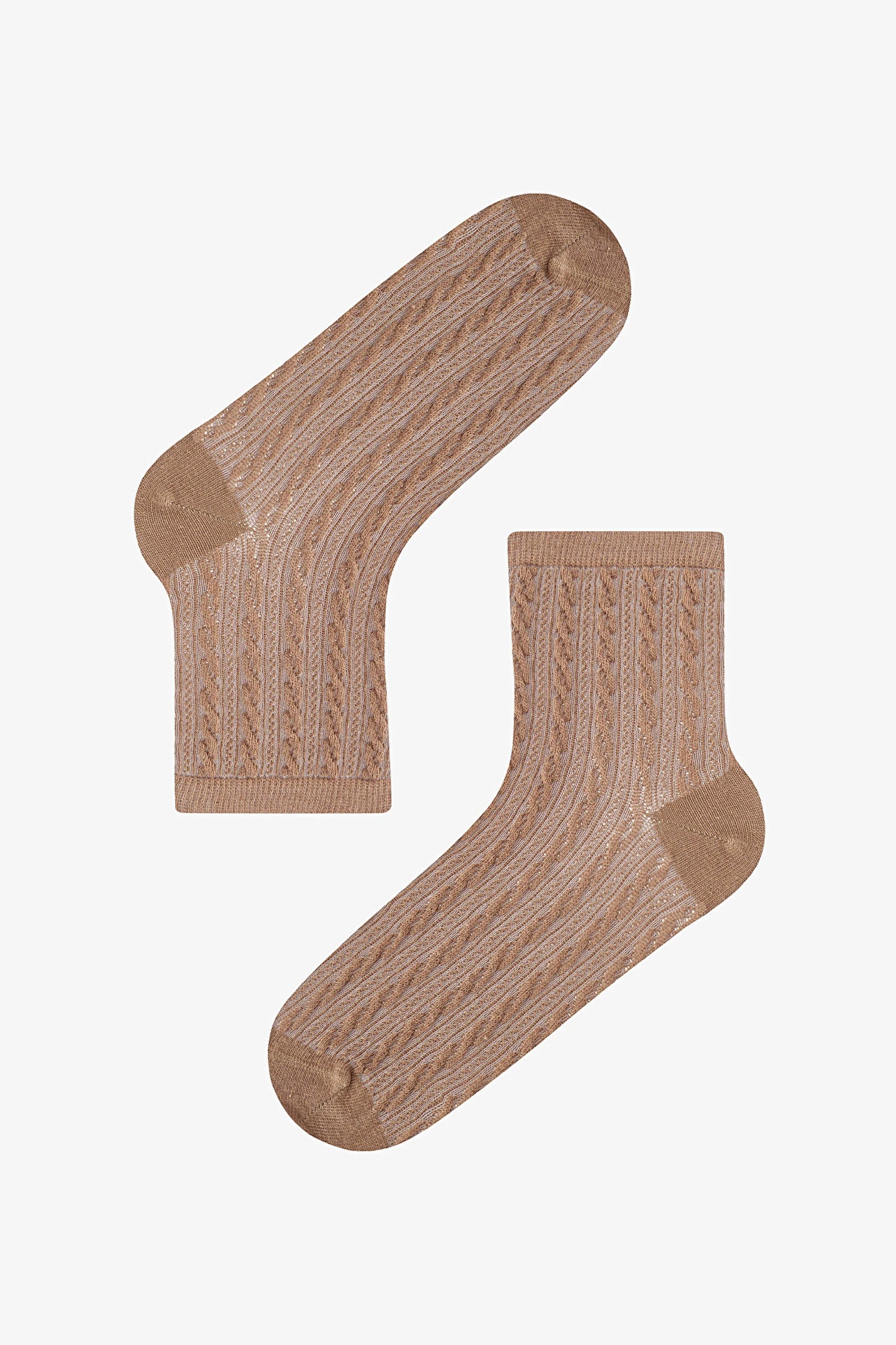 Geometric Jacquard 5li Soket Çorap