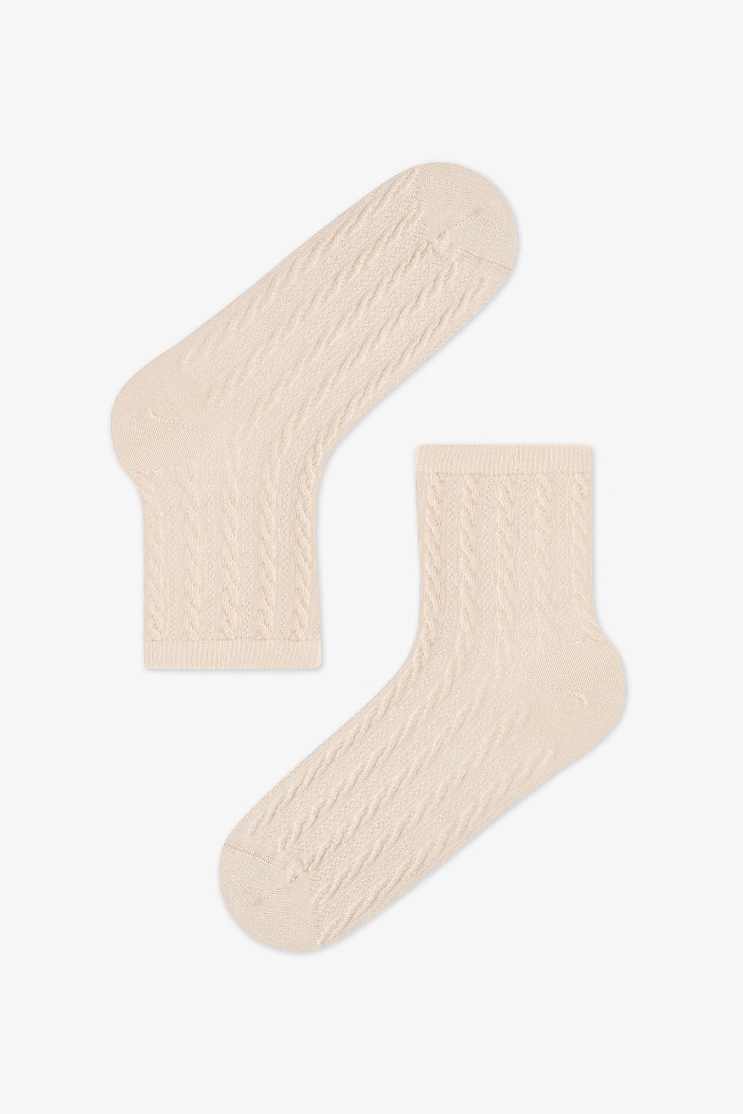 Geometric Jacquard 5li Soket Çorap