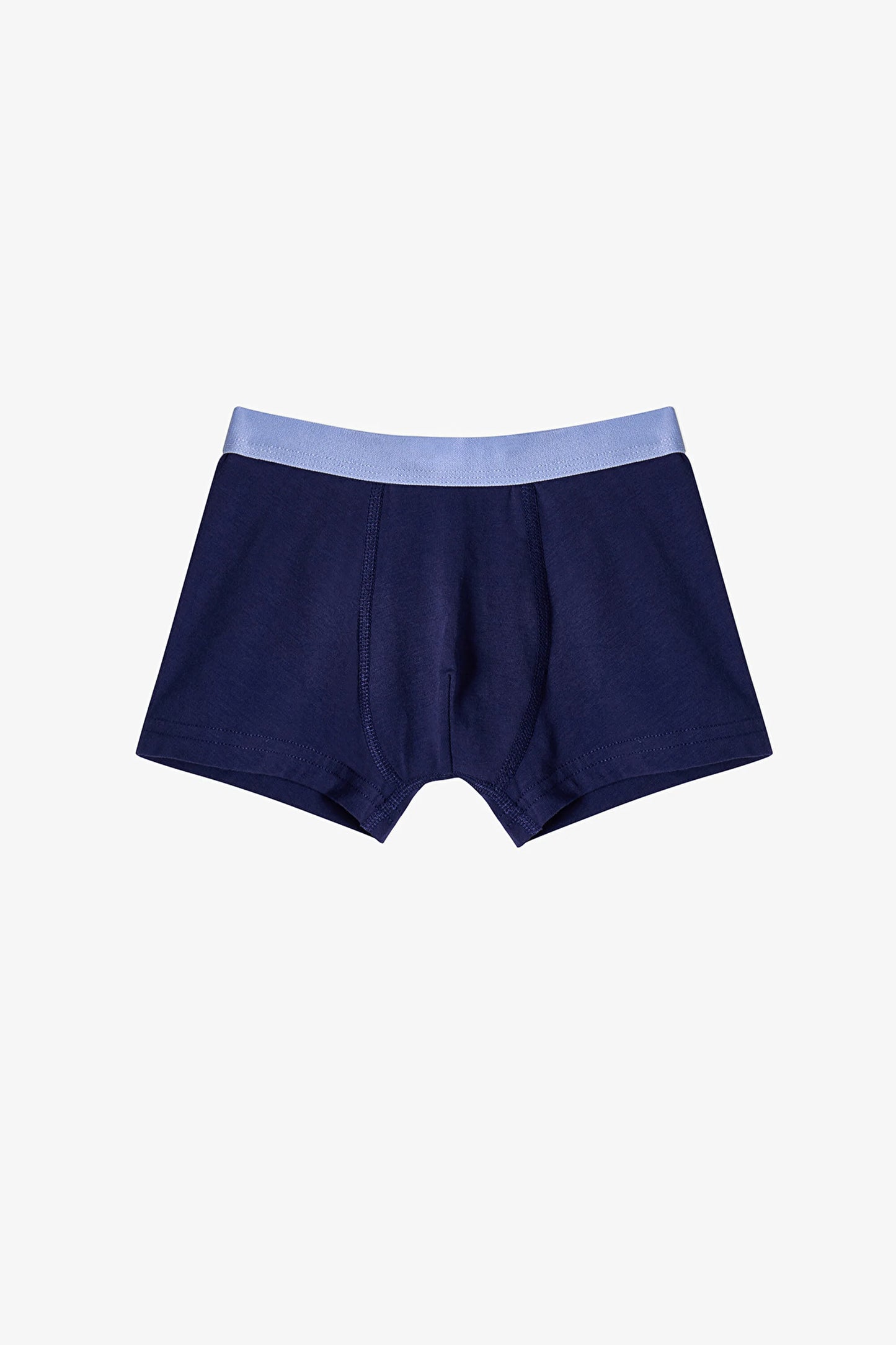 Mavi Erkek Çocuk Çizgili Crab 3'lü Boxer
