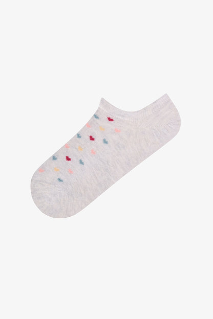 Cross Heart 3'lü Sneaker Çorabı
