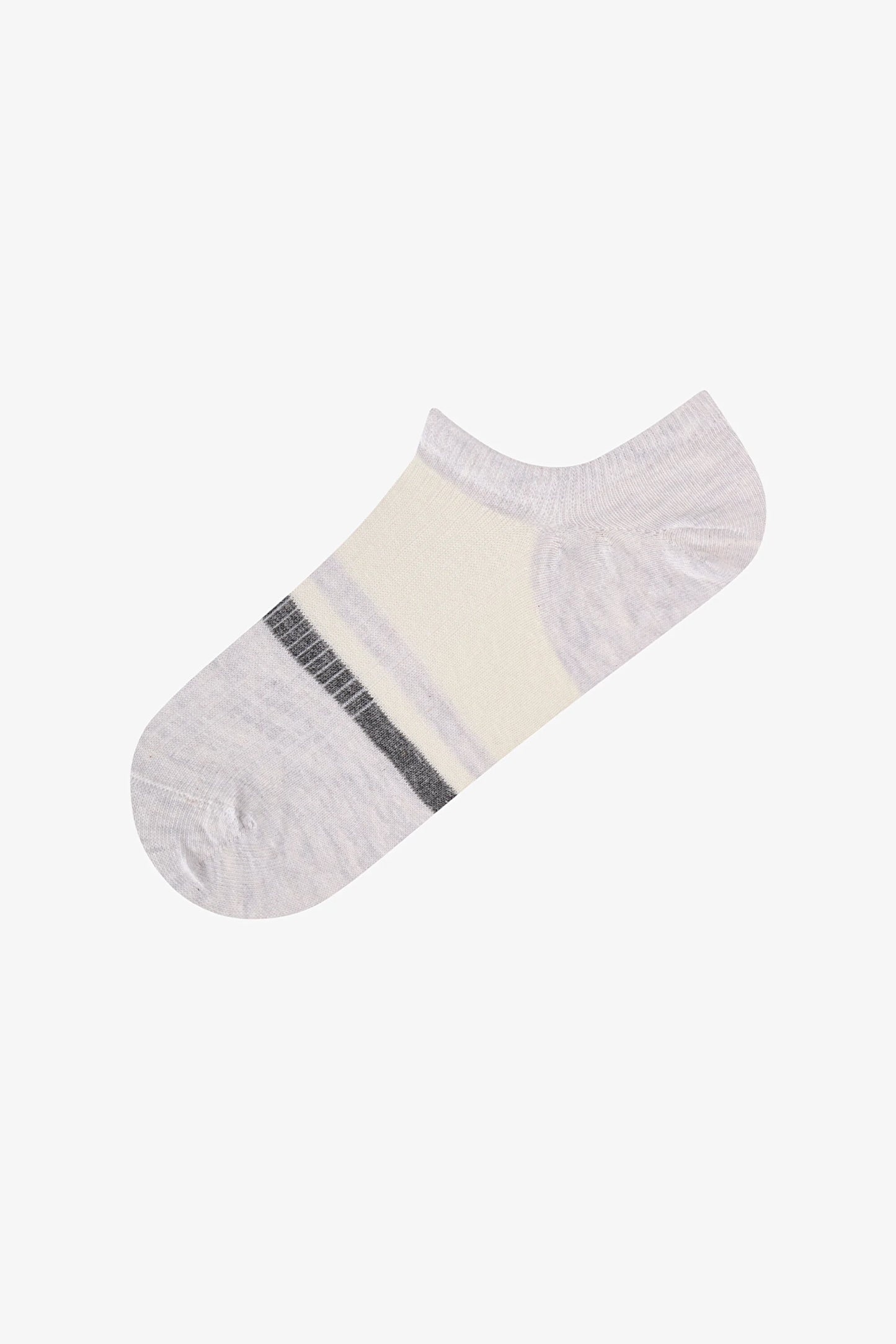 Ribbed Stripes 3'lü Sneaker Çorabı