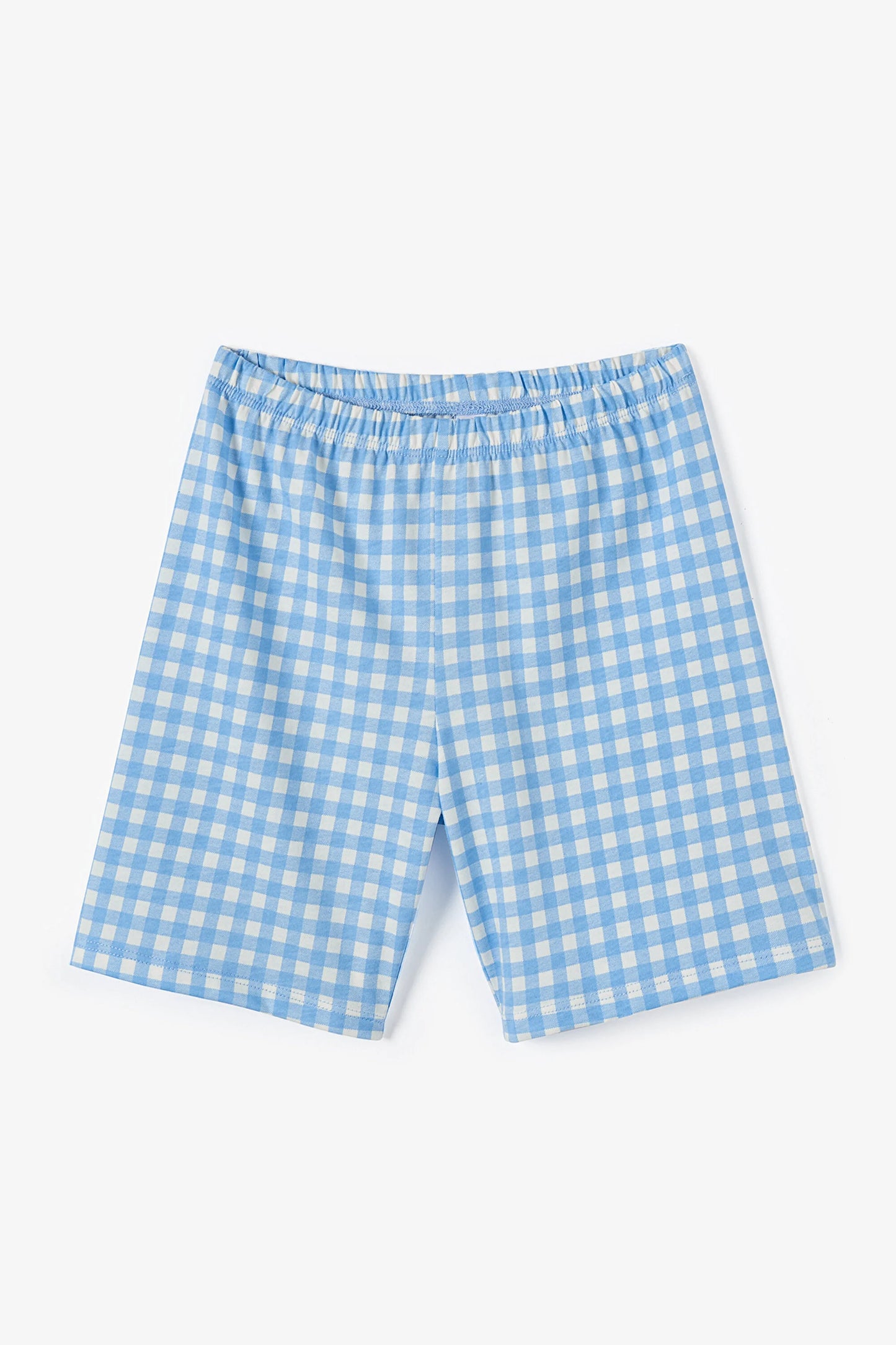 Gokyüzü Mavisi Erkek Çocuk Pajamas On Pamuklu Pijama Takımı