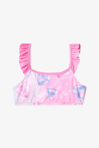 Renkli Kız Çocuk Adela Halter Bikini Takımı
