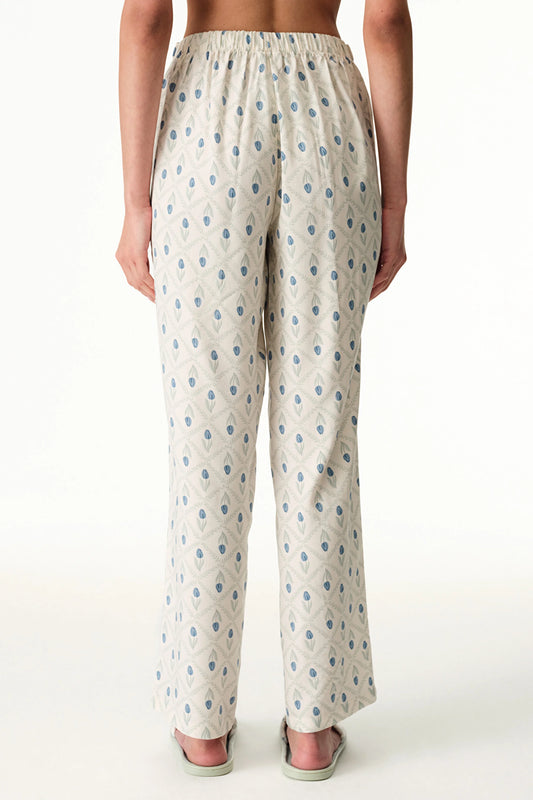 Renkli Serenity Floral Pant Pijama Altı