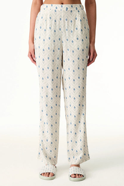 Renkli Serenity Floral Pant Pijama Altı