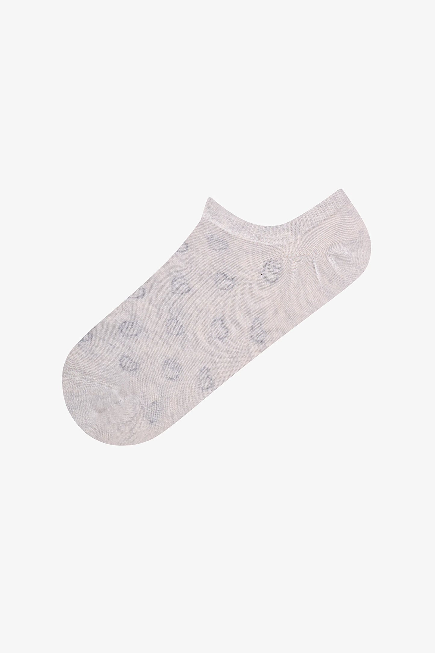 Cute Hearts 3'lü Sneaker Çorabı
