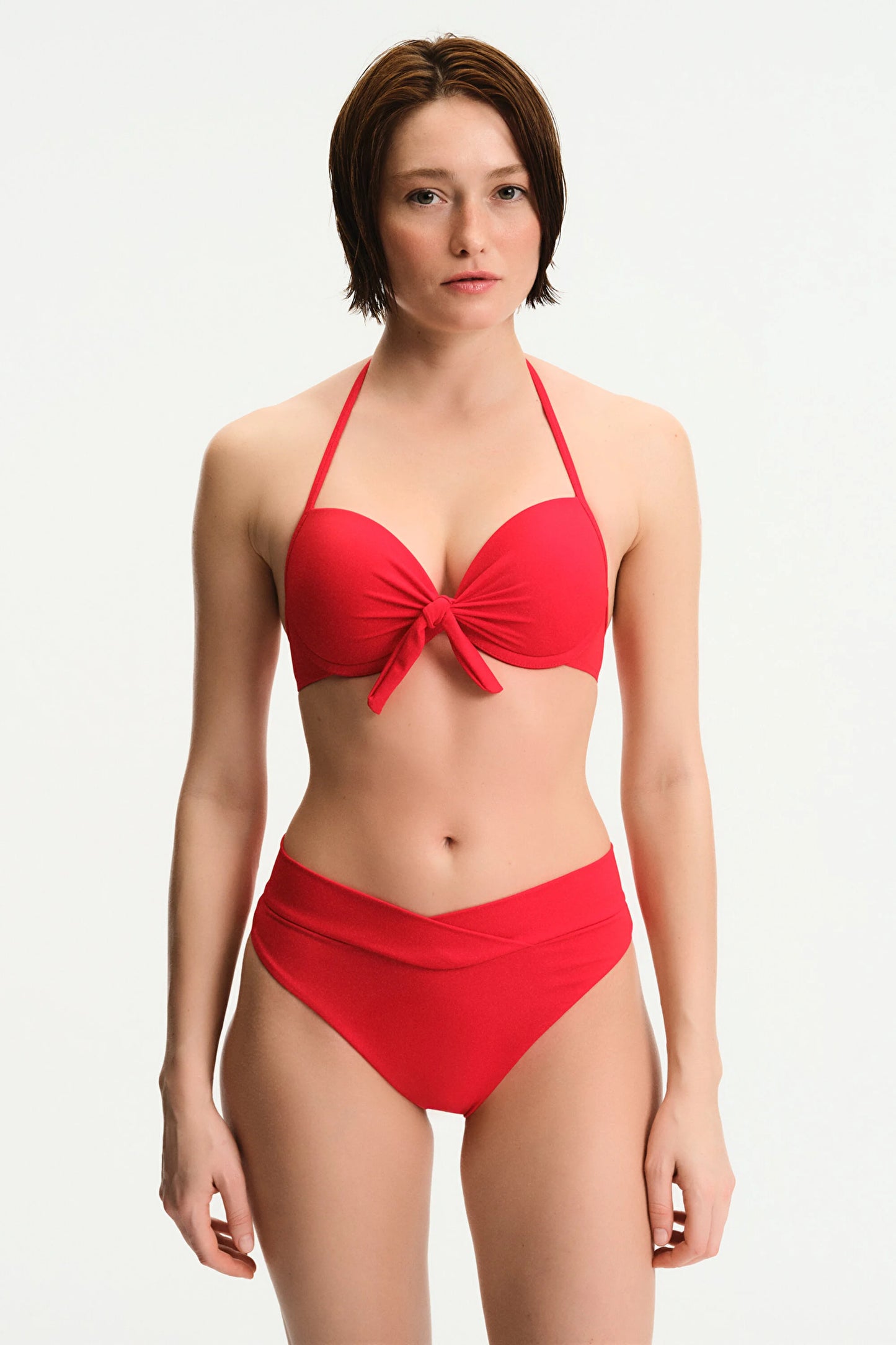 Kırmızı V Slip Bikini Altı