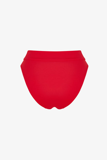 Kırmızı V Slip Bikini Altı