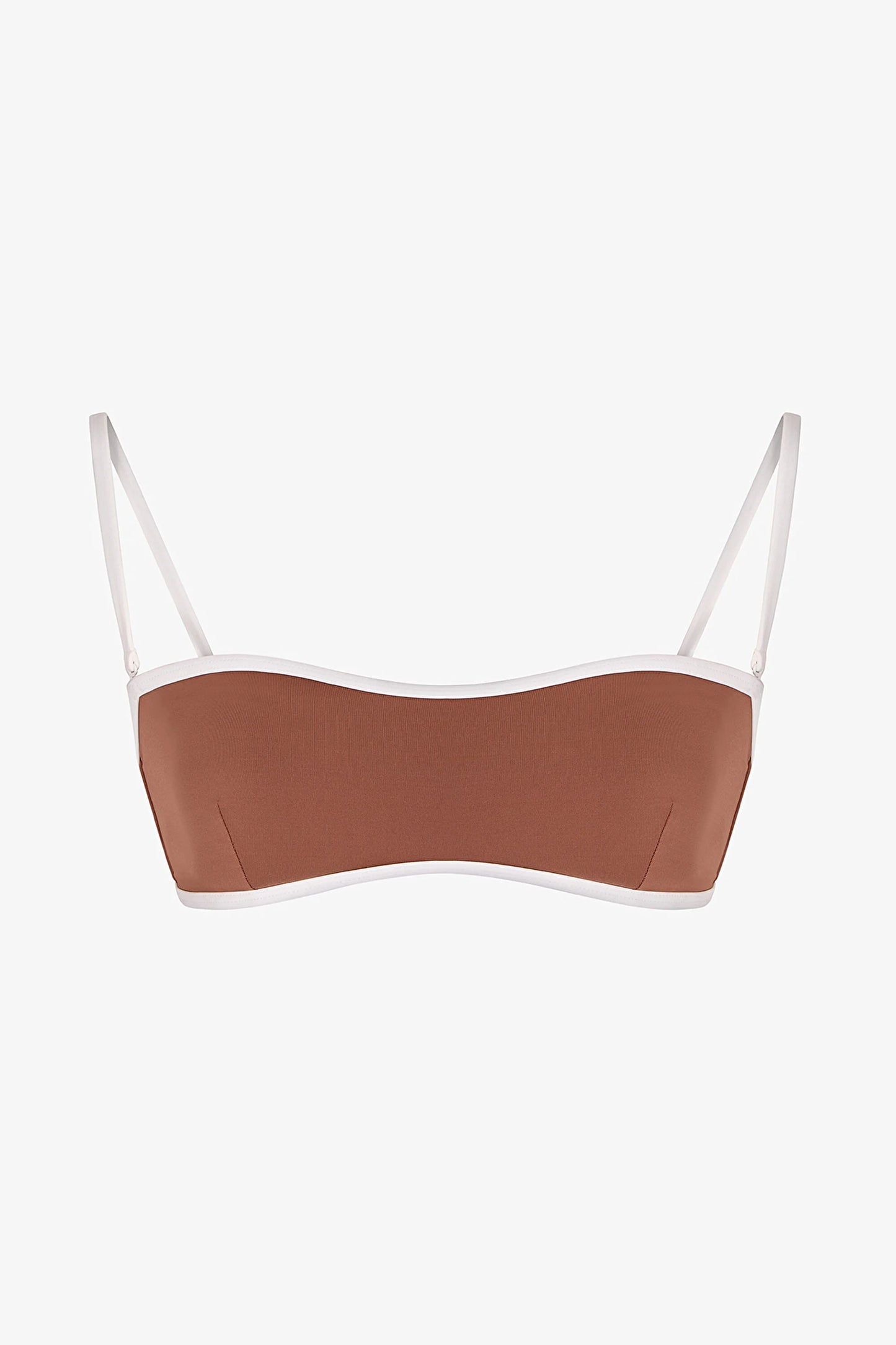 Açık Kahverengi Fiona Straplez Bikini Üstü