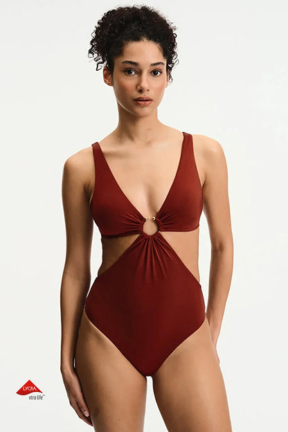 Bordo Erica Monokini