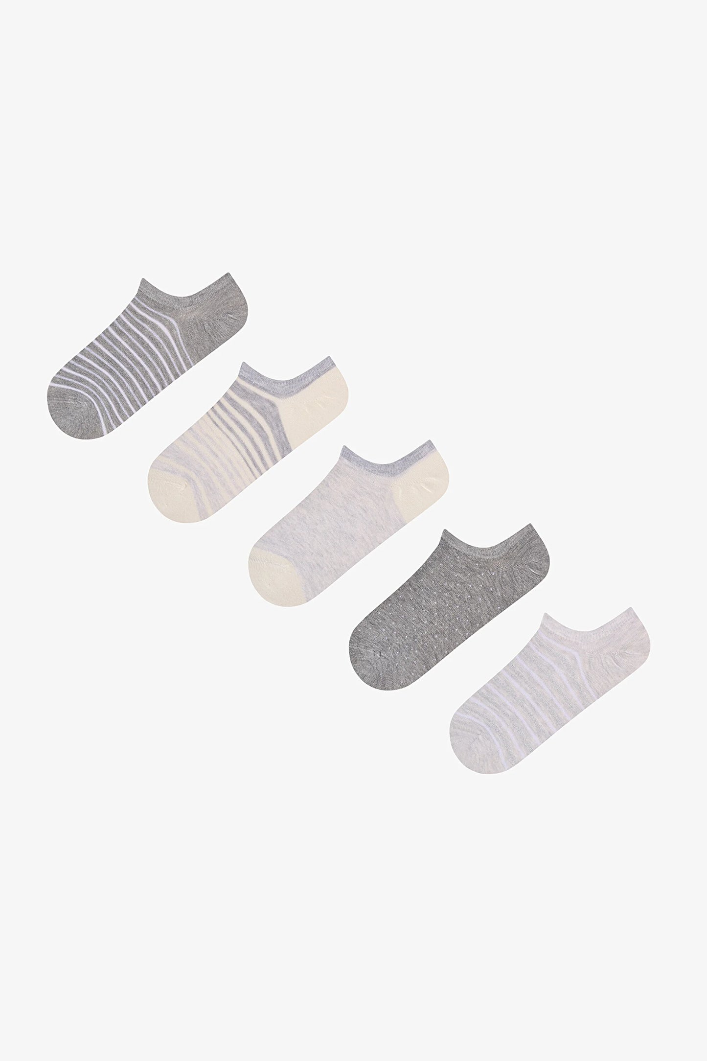 Everyday Stripes 5'li Sneaker Çorabı